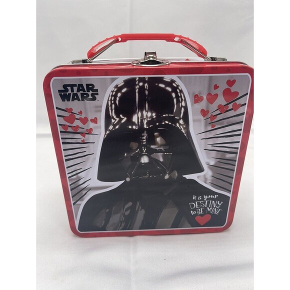 Other - Star Wars Darth Vadar Valentines Day Tin Small Lunch Box  by Tin Box Co.